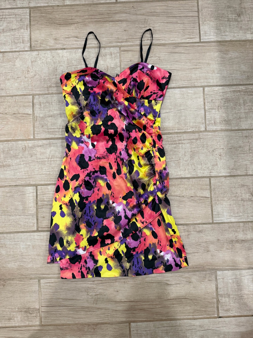 City Studio Multicolor One-Piece Bodysuit - Yellow, Pink, Purple, Black
